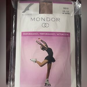 Mondor Girls Figure Skating tights.